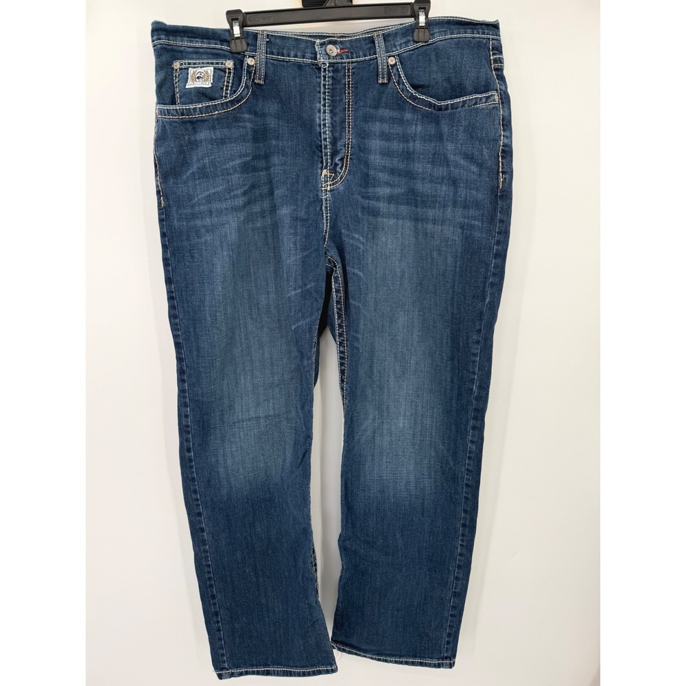 Cinch Jeans Men 40x30 Blue MB92834033 Straight Leg Stretch Western Denim Pants